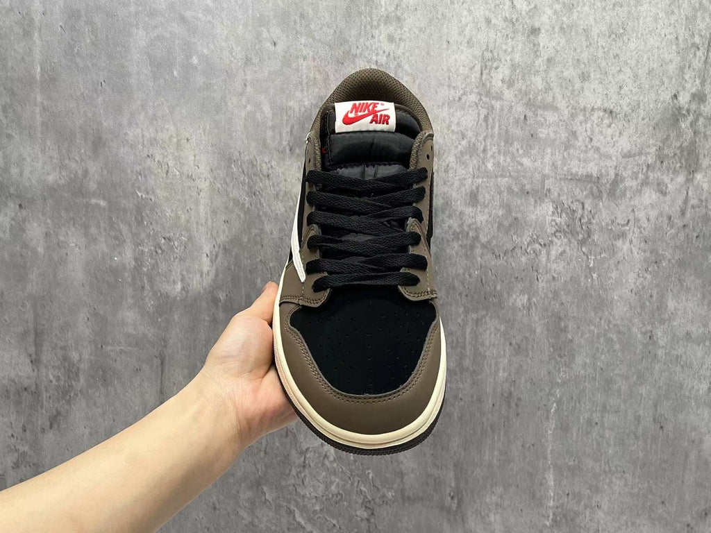 Air Jordan 1 Low Black and White Sneakers