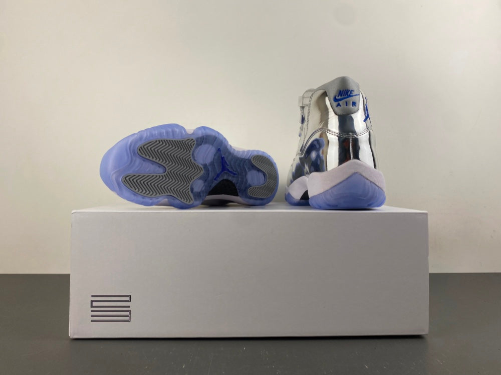 Air Jordan 11 Retro 'Metallic Silver Ice Blue' (Custom)