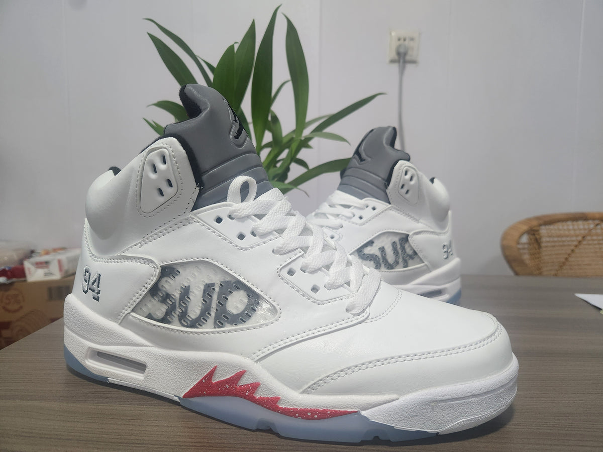 Supreme x Air Jordan 5 Retro 'White' (2015)