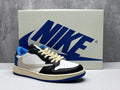 Air Jordan 1 D Reverse Swoosh Black and White Sneakers