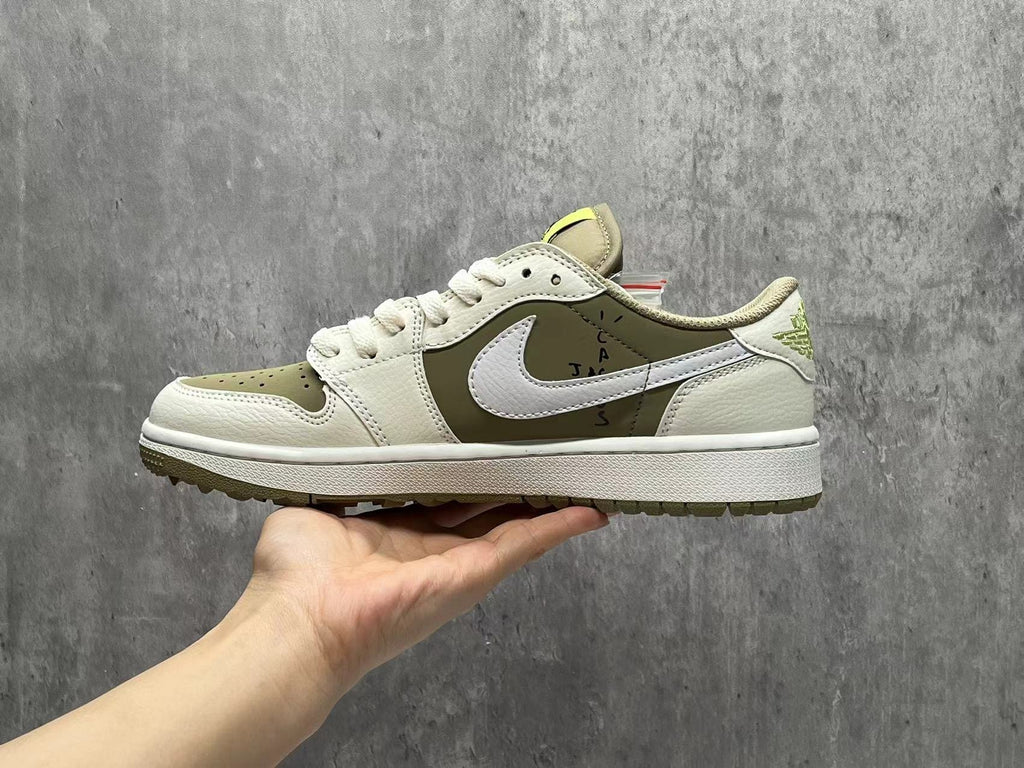 Travis Scott x Air Jordan 1 Low Golf 'Neutral Olive'