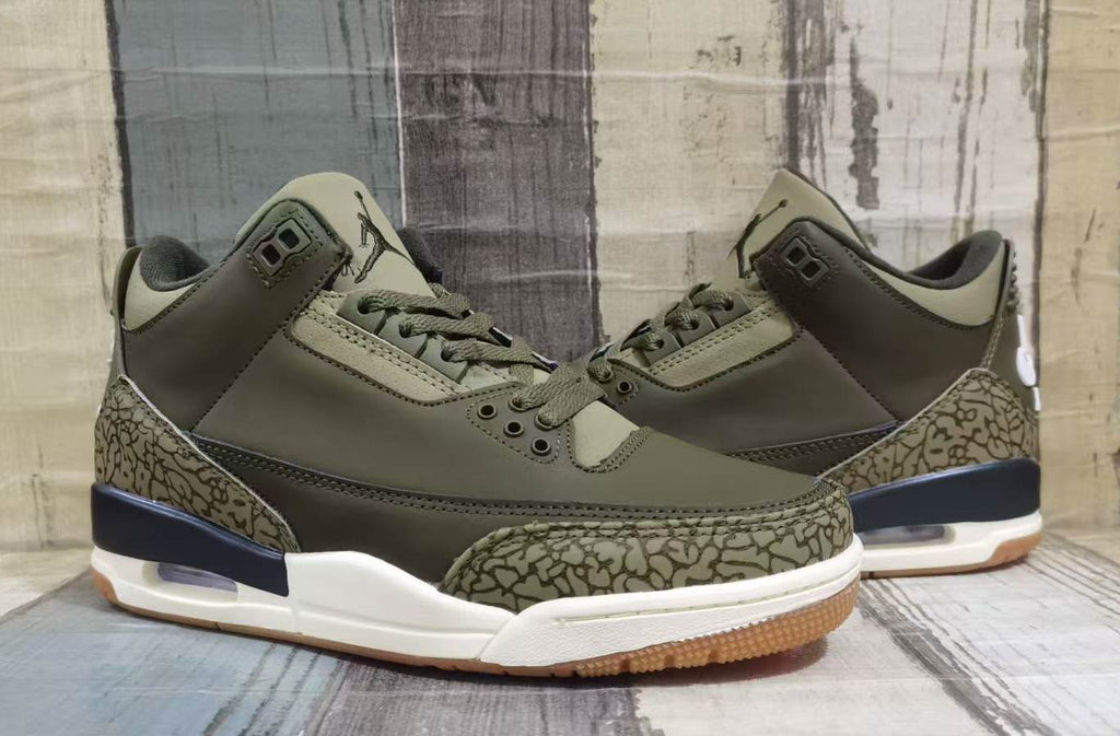 Air Jordan 3 Retro 'Medium Olive'（Man)