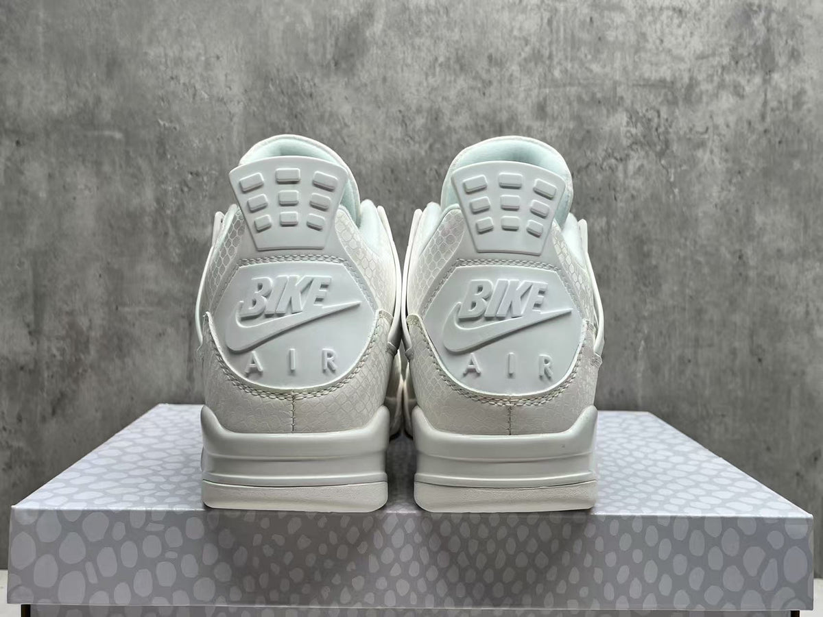 Custom Air Jordan 4 White Mamba