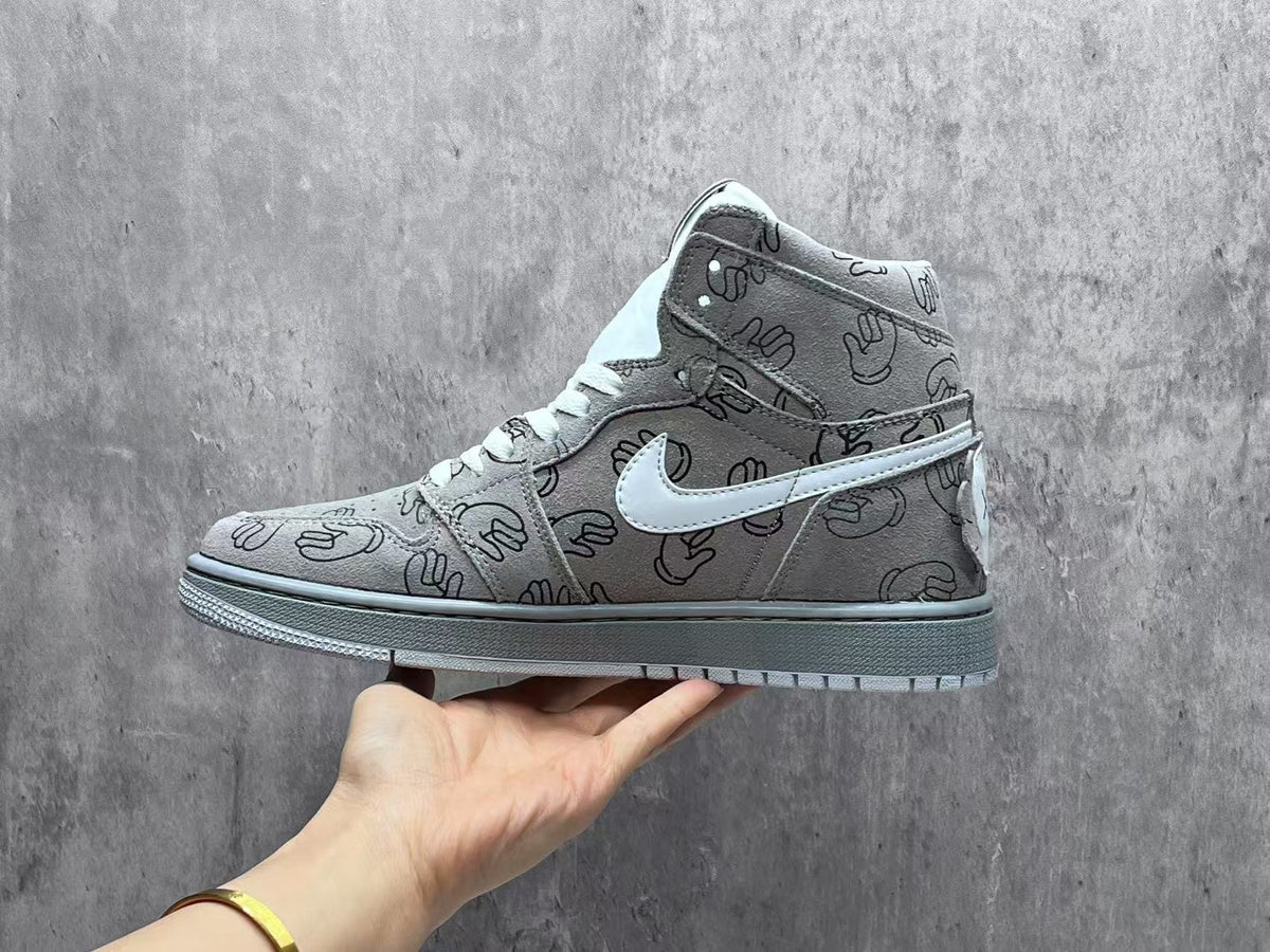 Off-White x Air Jordan 1 Retro High OG 'Grey' 2018