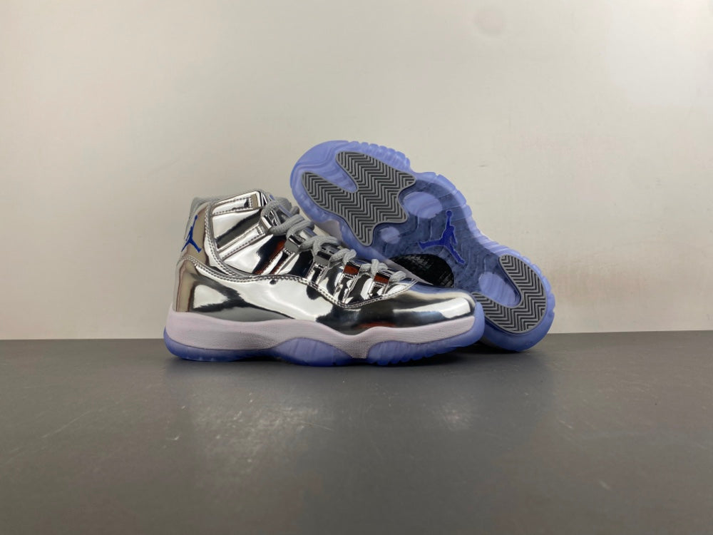 Air Jordan 11 Retro 'Metallic Silver Ice Blue' (Custom)