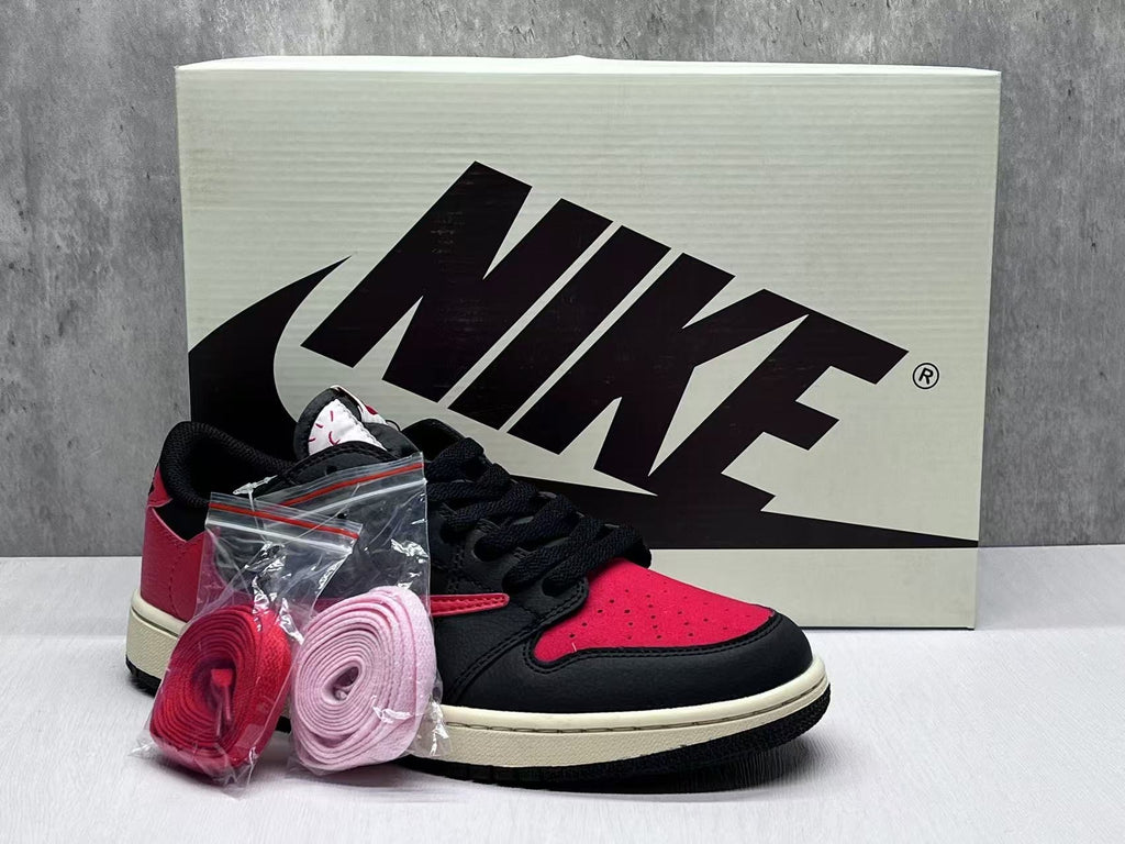 Nike Air Jordan 1 Retro Low OG 'Banned' – Black / Varsity Red