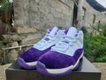 Air Jordan 11 Retro 'White Royal Purple' (Custom)