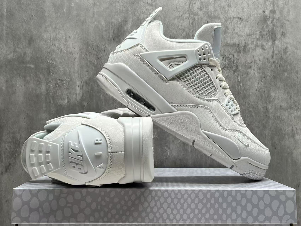 Custom Air Jordan 4 White Mamba