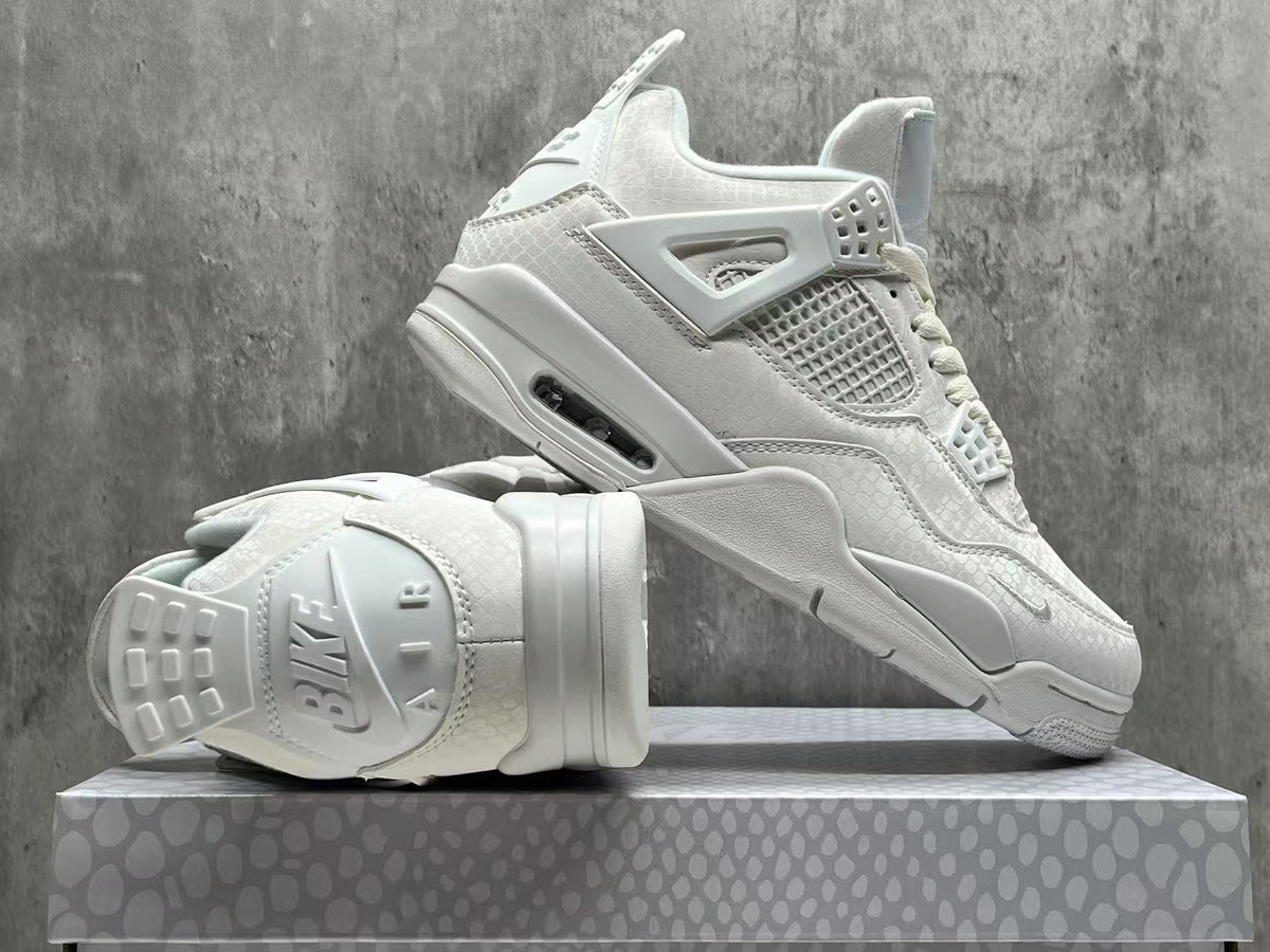 Custom Air Jordan 4 White Mamba