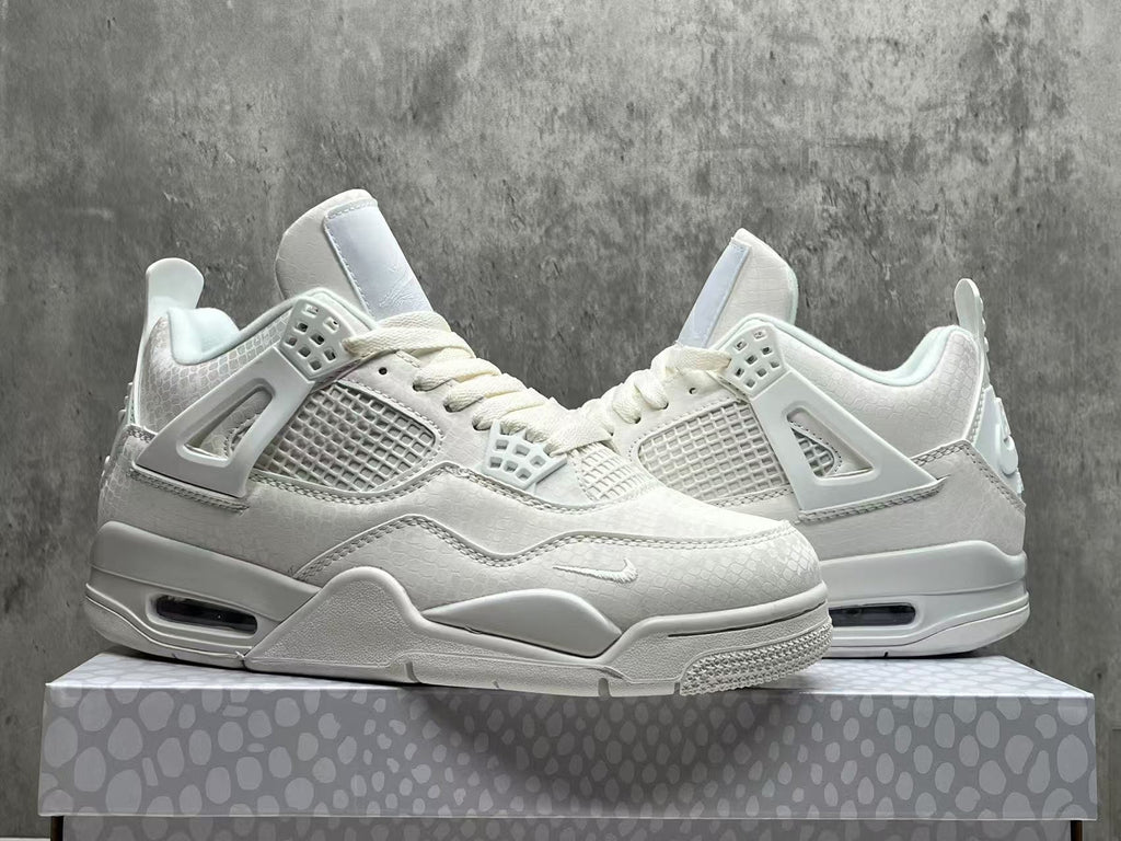 Custom Air Jordan 4 White Mamba