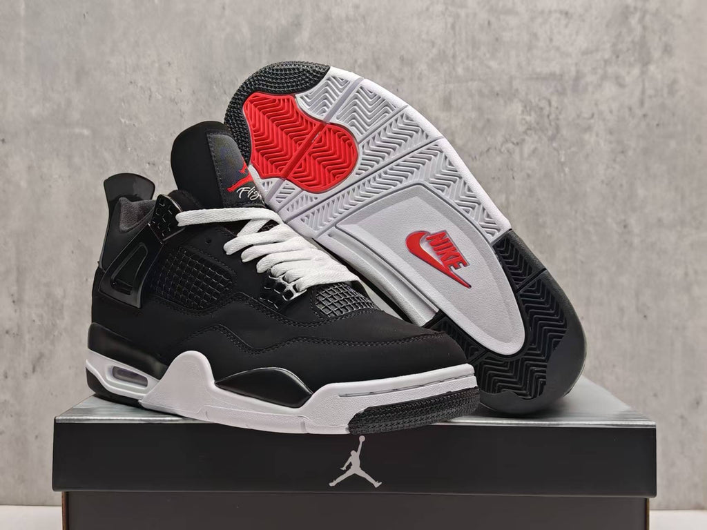 Air Jordan 4 Retro 'Black White Red'