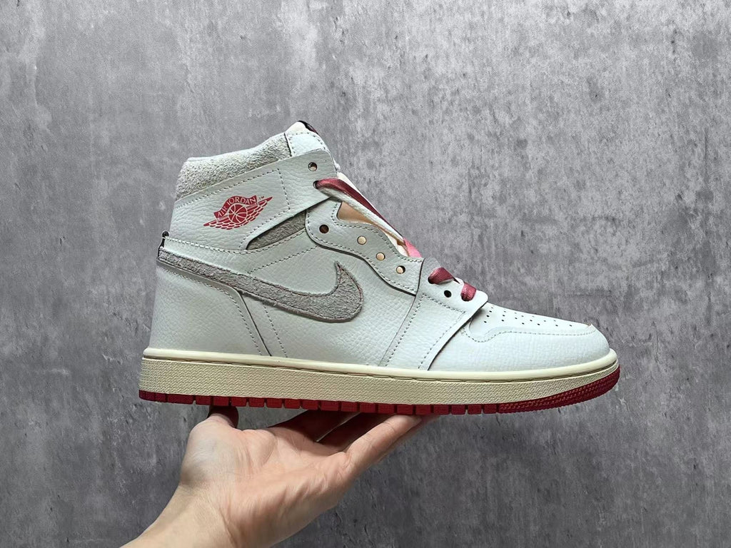 Air Jordan 1 High OG – Sail / Cinnabar / Light Bone