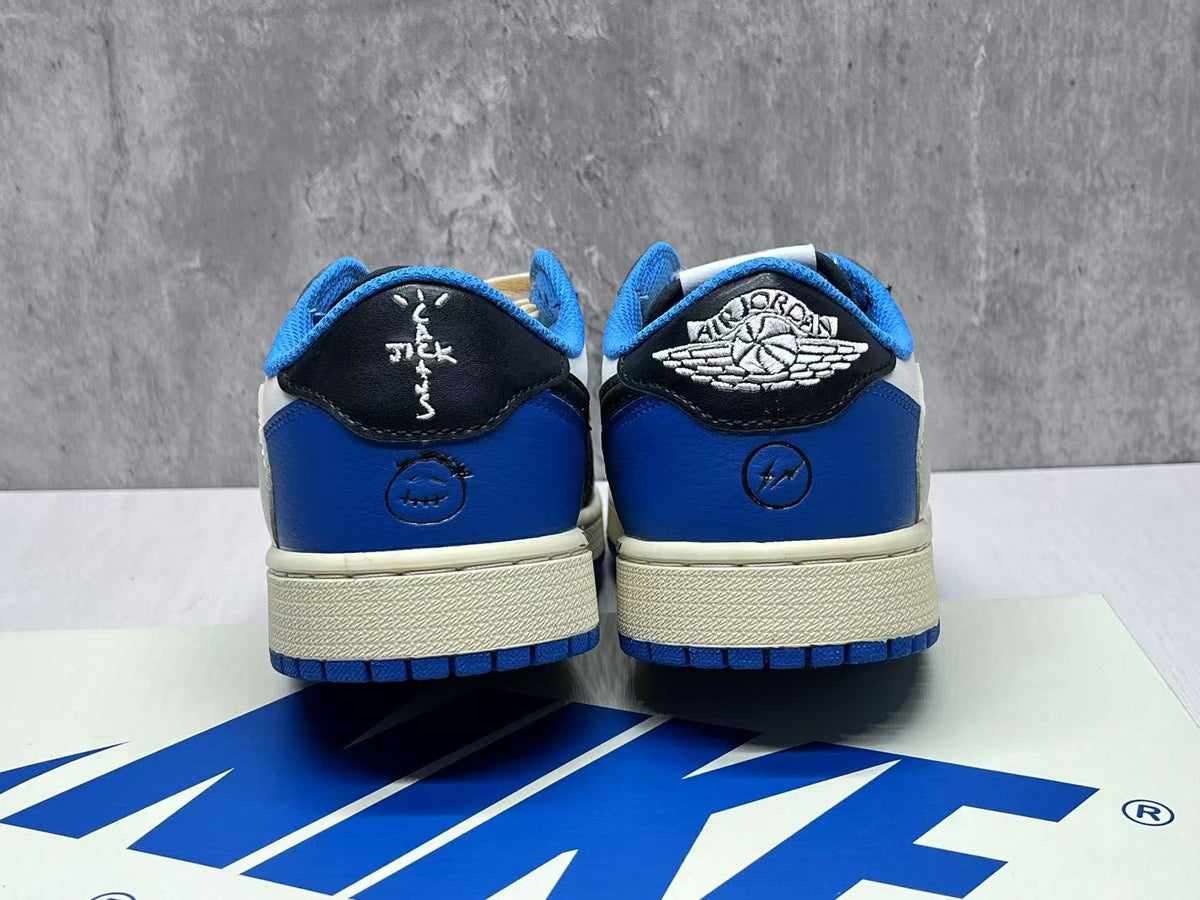 Air Jordan 1 D Reverse Swoosh Black and White Sneakers
