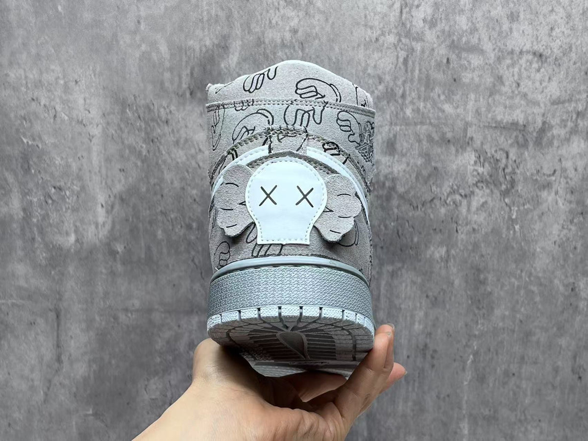 Off-White x Air Jordan 1 Retro High OG 'Grey' 2018