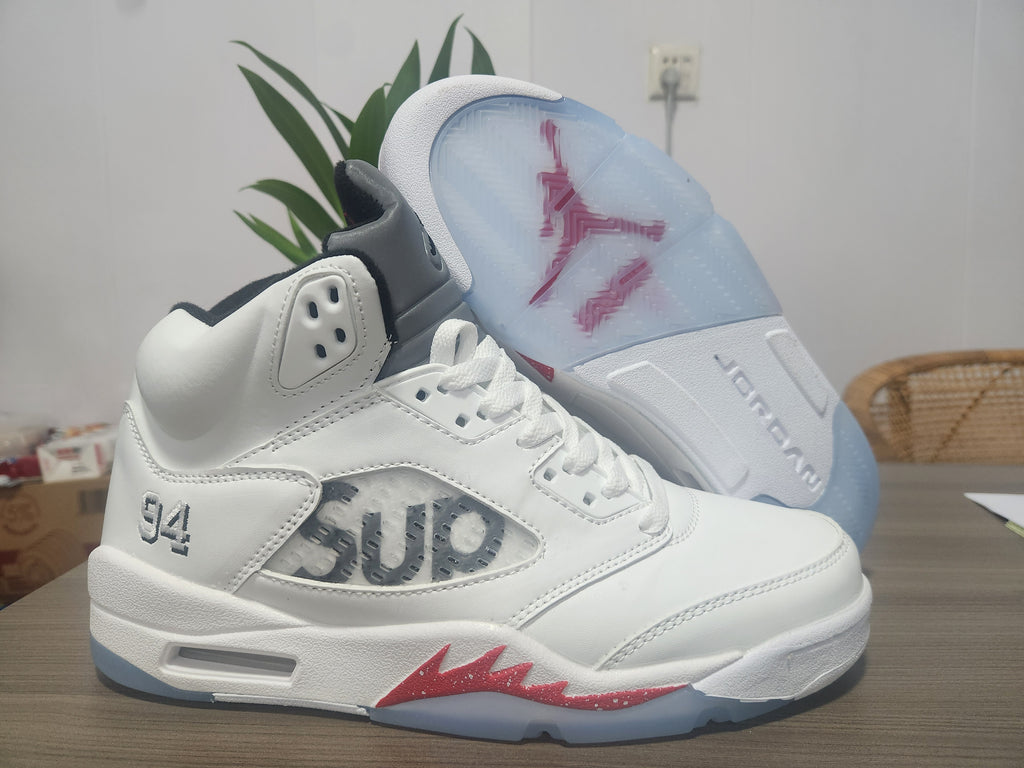 Supreme x Air Jordan 5 Retro 'White' (2015)