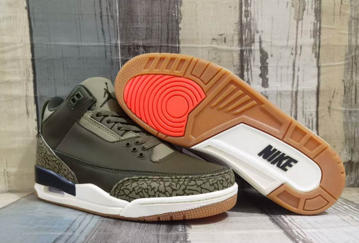 Air Jordan 3 Retro 'Medium Olive'（Man)